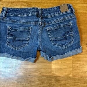 American Eagle Outfitters Size 0 Blue Jean Shorts Casual Summer Denim